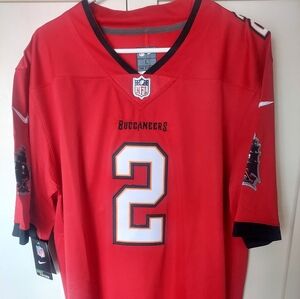 Emeka Egbuka TB Bucs Rookie Red Stitched Jersey. NWT & Ships Same Day..